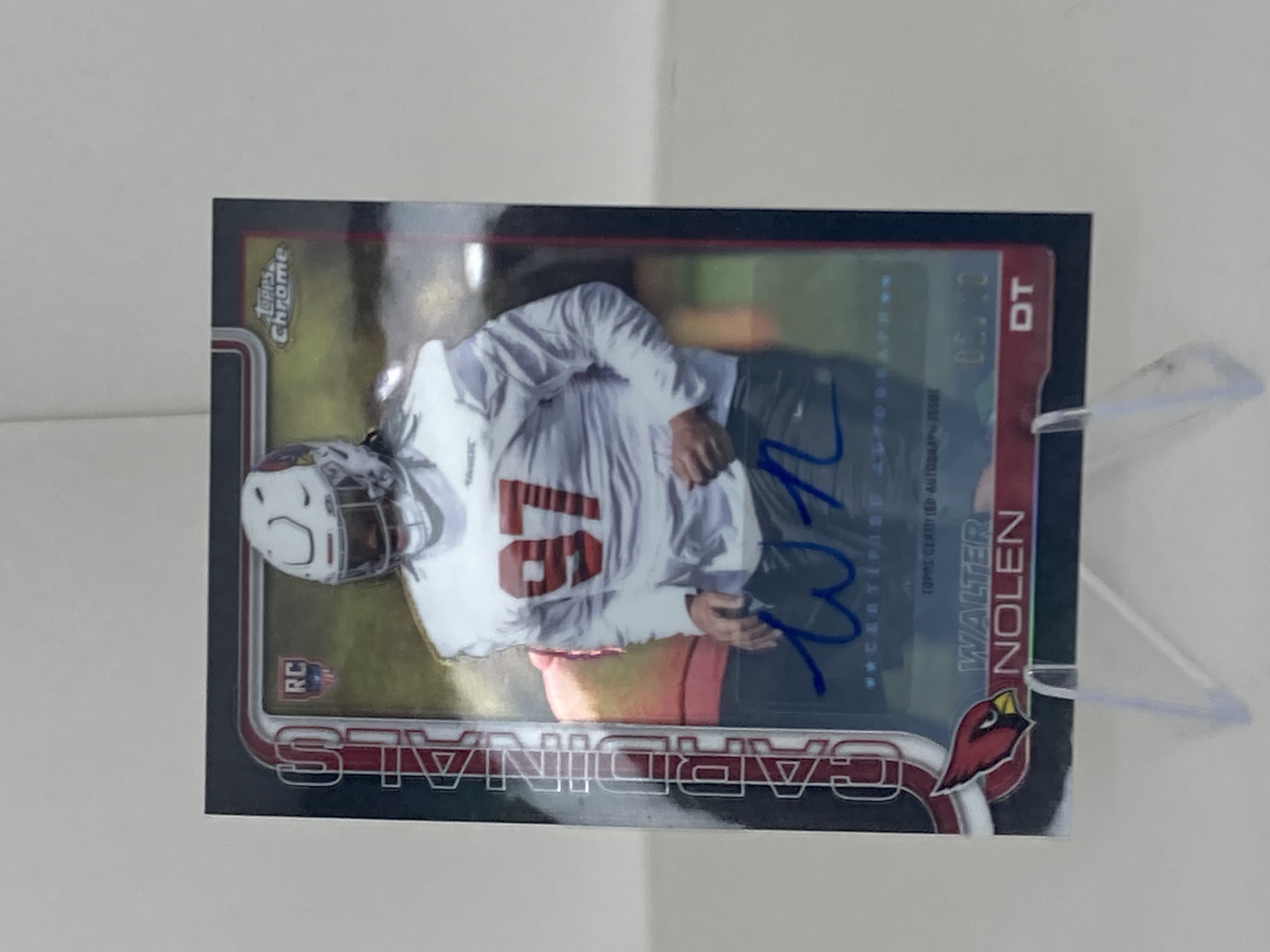 2025 Topps Chrome Walter Nolen RC Rookie Auto TRUE BLACK 02/10