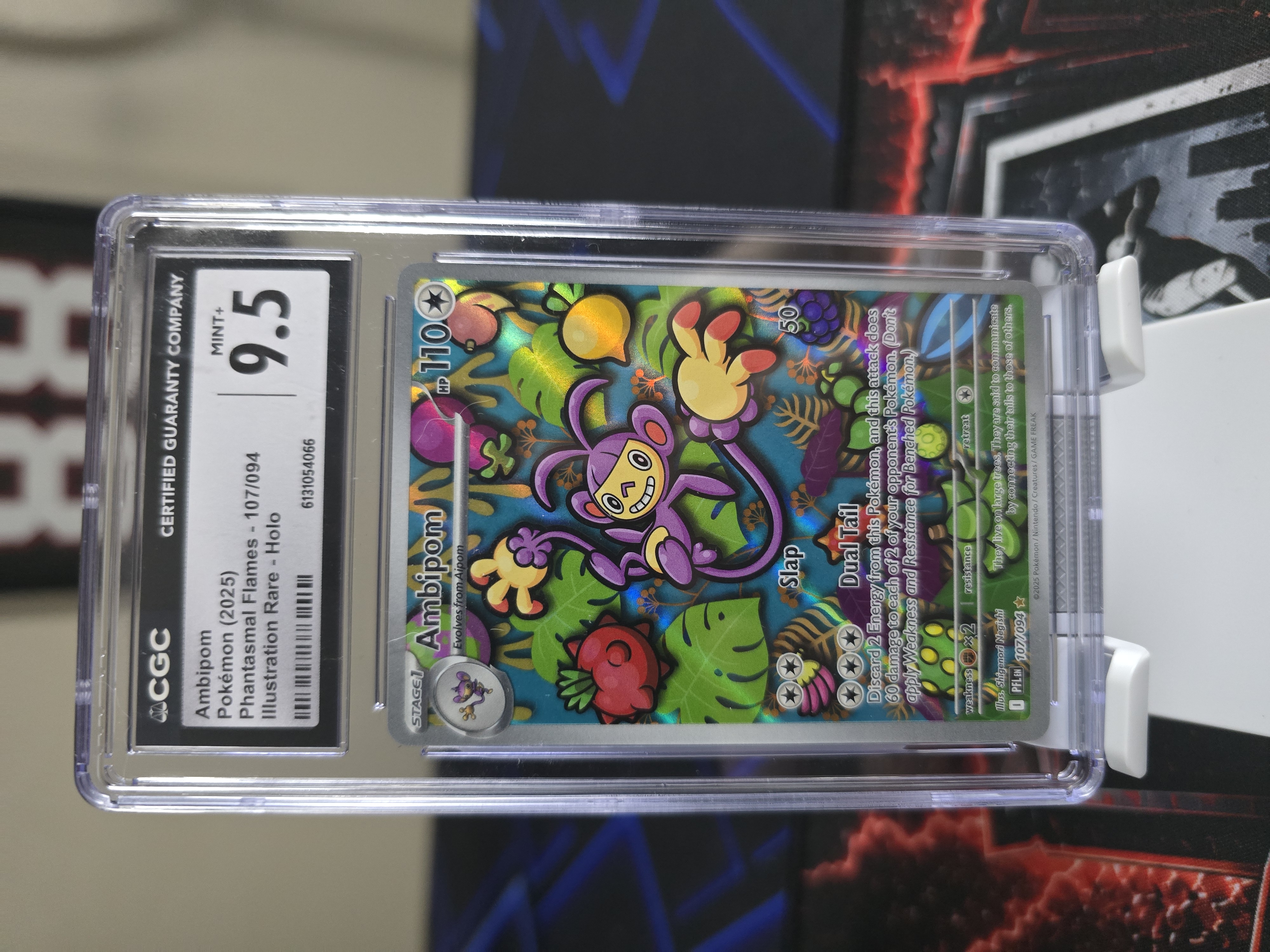 Ambipom Pokemon (2025) phantasmal Flames illustration Rare-Holo